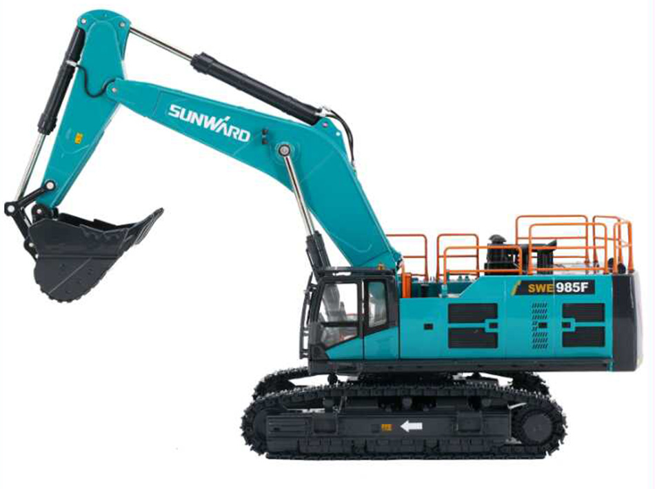 SWE985F gravemaskin legering ingeniørkjøretøy modell simulering barneleketøy bil ornament